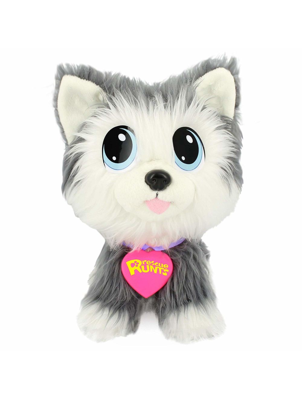 Rescue runts husky plush dog online
