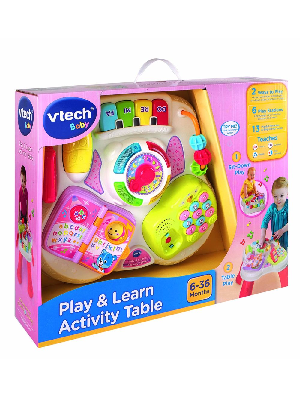 Pink activity table 2025