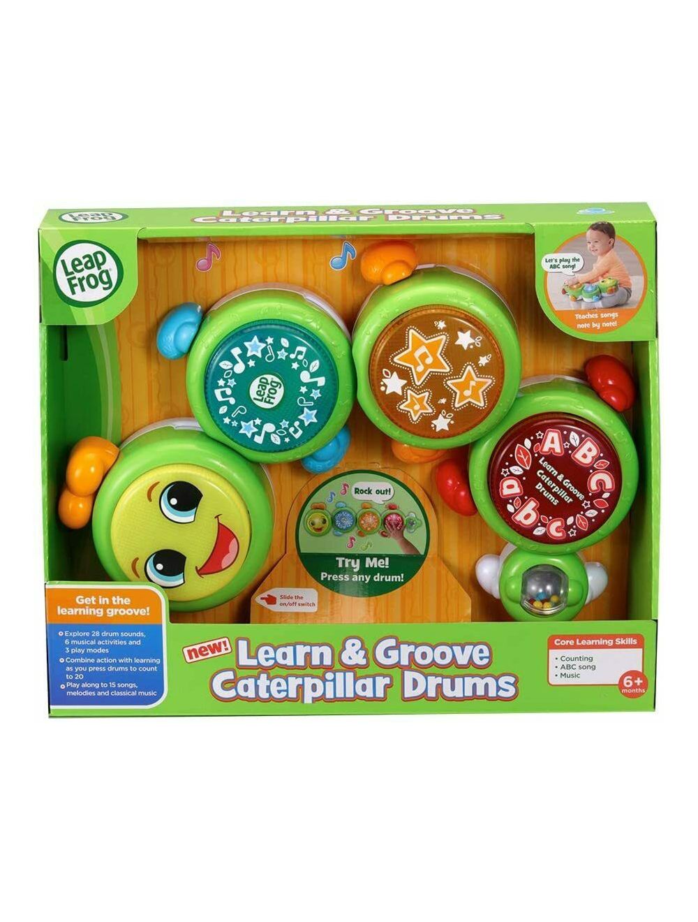 Learn & Groover Caterpillar Drums