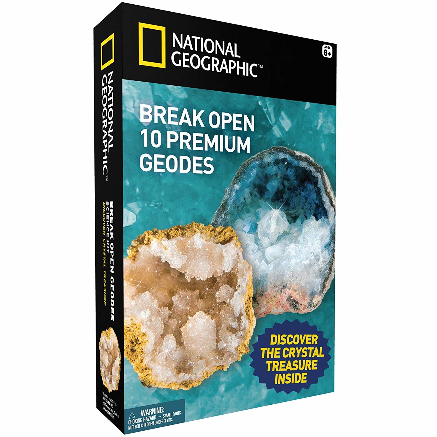 National Geographic Break Open 4 geodes Science Kit