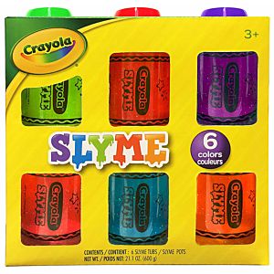Crayola 6 Pack Sparkle Slyme